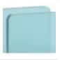 Kleur cupcake topper Frost blauw