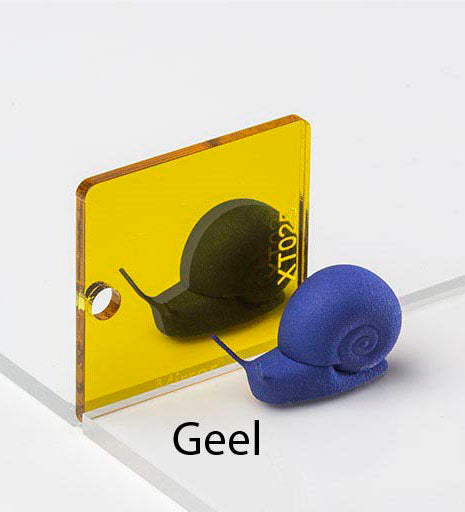 Kleur cupcake topper Spiegel geel