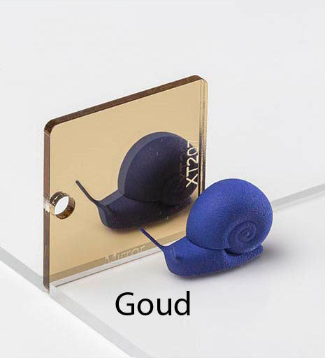 Kleur cupcake topper Spiegel goud
