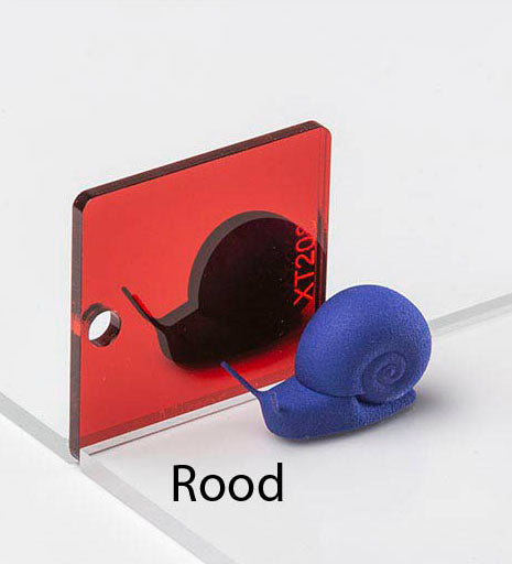 Kleur cupcake topper Spiegel rood