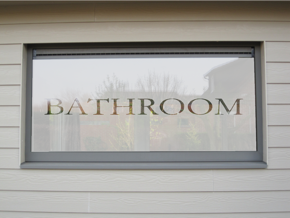 Raamfolie Bathroom Raamfolie Bathroom