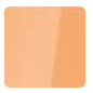 Kleur cupcake topper Pastel oranje