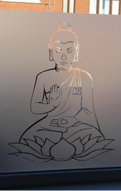 Raamfolie Buddha 2 Raamfolie Buddha 2