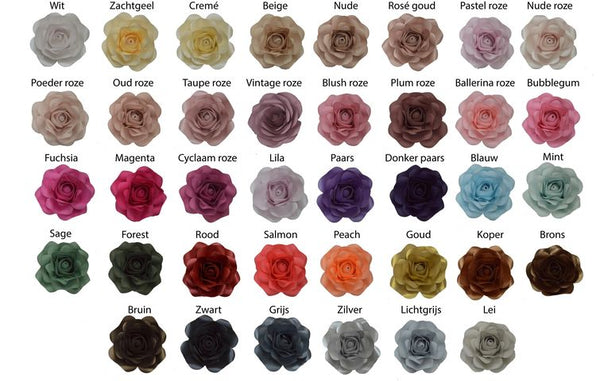 Sample bloemen kleuren