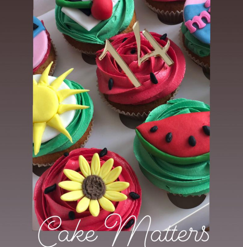 Font / cupcake topper Cijfers