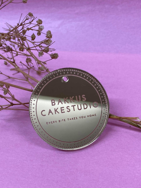Cadeau label met logo