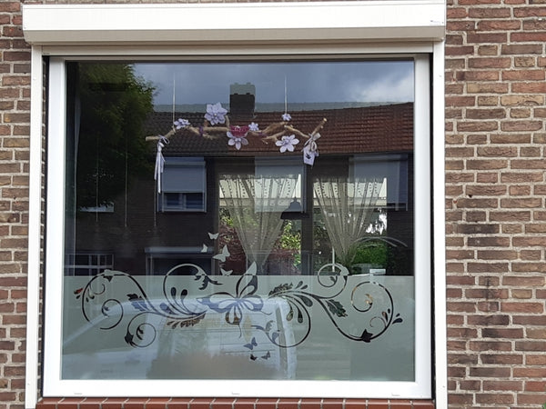 Raamfolie Krul vlinder