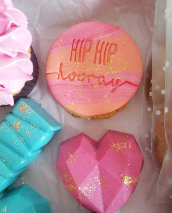 Koek fondant stempel HIP HIP Hooray