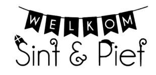 **Sticker Welkom sint & piet