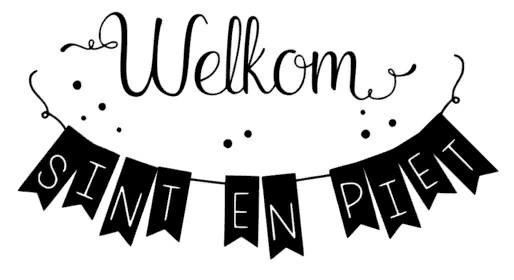 **Sticker Welkom sint & piet 3