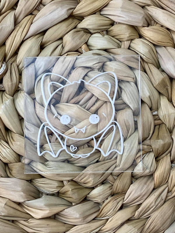 Koek fondant stempel Vleermuis