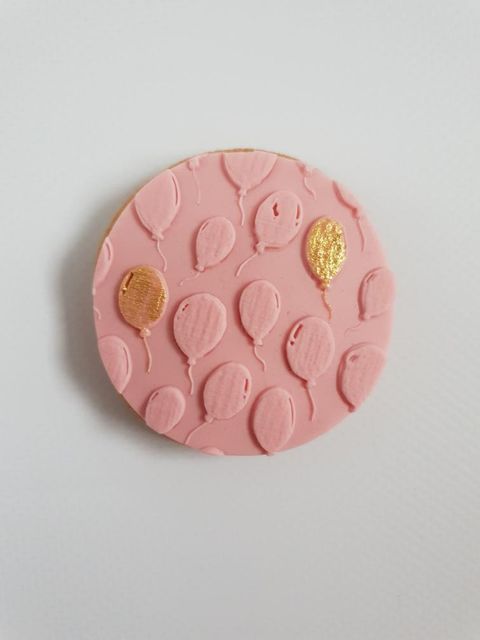 Koek fondant stempel ballonnen patroon