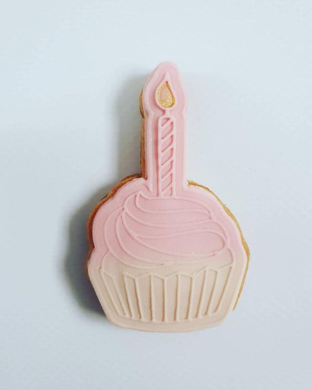 Koek fondant stempel cupcake