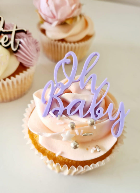 Cupcaketopper Oh baby