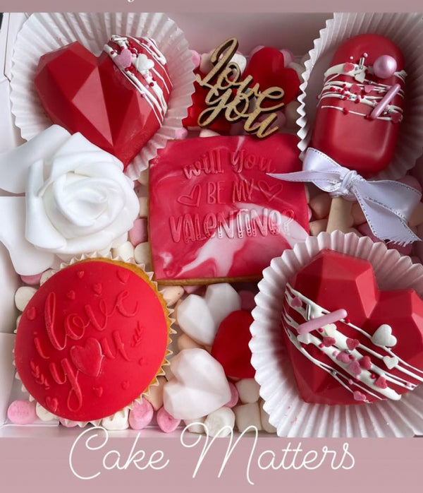 Koek fondant will you be my valentine