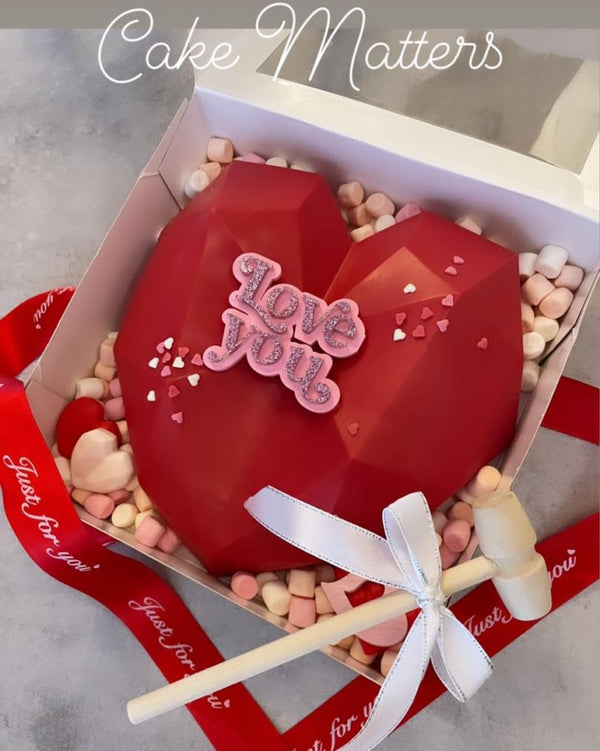 Cupcaketopper Love you 2 kleuren