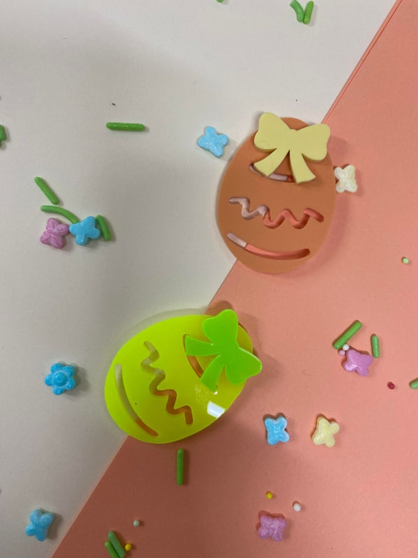 Cupcaketopper ei 2 kleuren