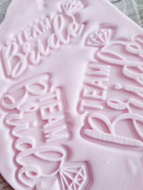 Koek stempel | Fondant embosser | team bride