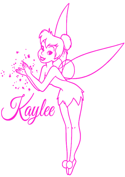 **Sticker Tinkerbel Kaylee