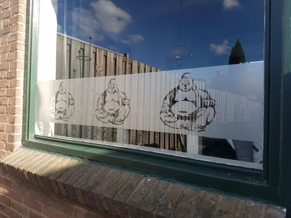 Raamfolie Bolle buddha