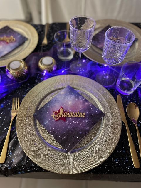 Tafelnamen met afbeelding