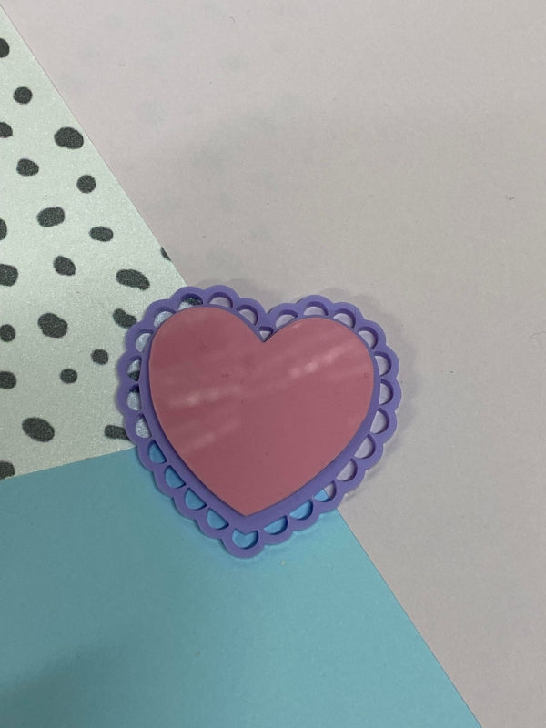 Cupcaketopper Hart kant