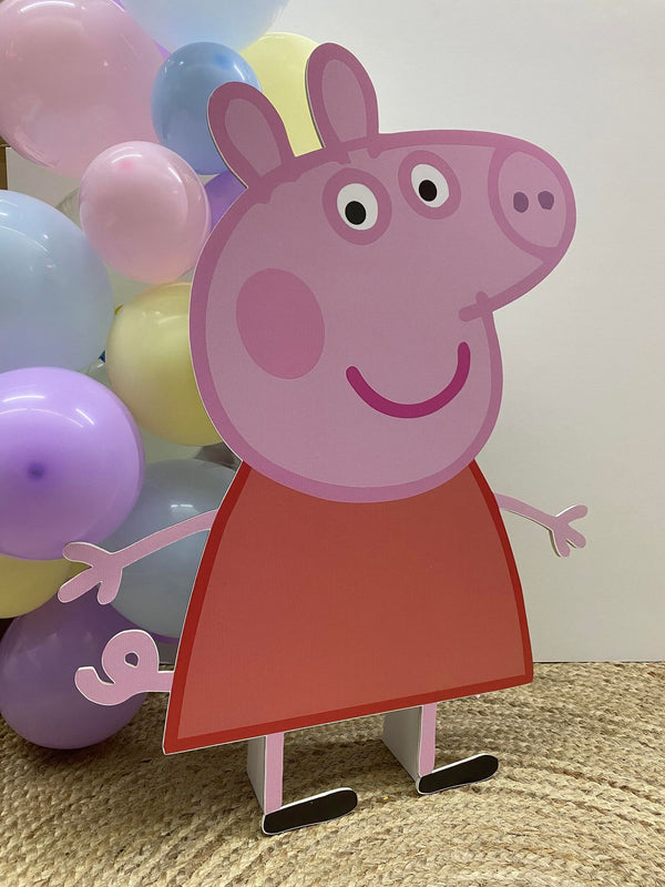 Peppa Pig cut-out decoratie voor feest