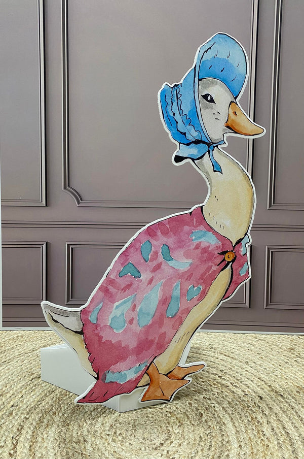 Peter rabbit Gans cut-out decoratie voor feest