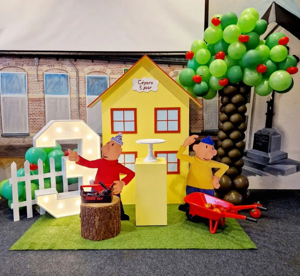 Cut out centerpiece Buurman & Buurman rood