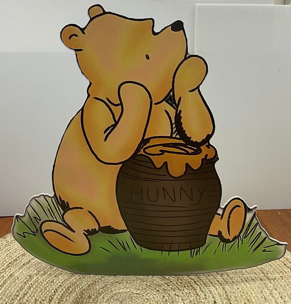 Winnie the pooh cut-out decoratie voor feest
