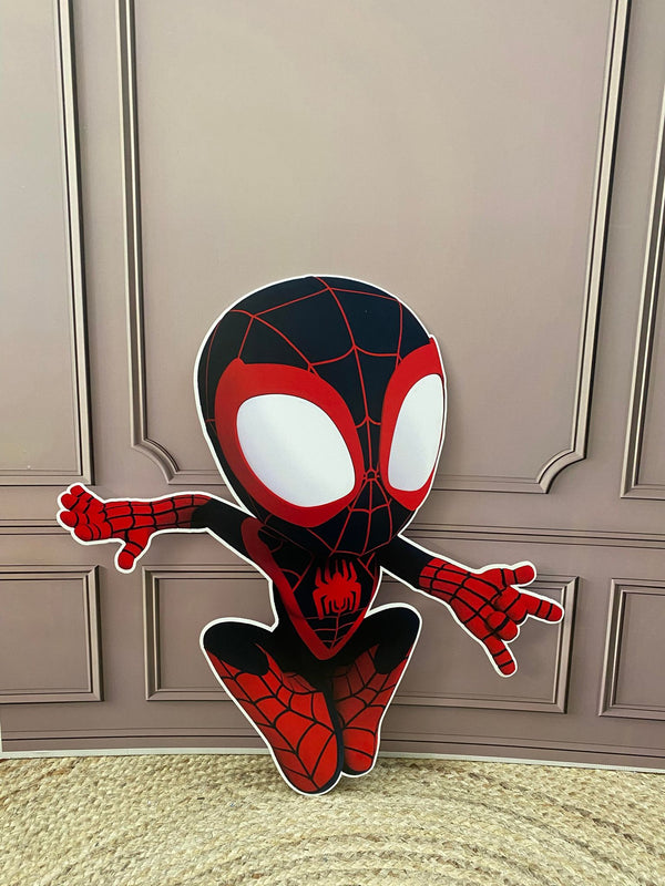 Miles Morales Spiderman cut-out decoratie voor feest