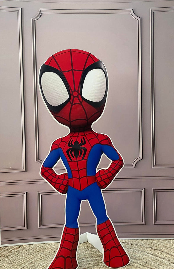 Spiderman spidey cut-out decoratie voor feest