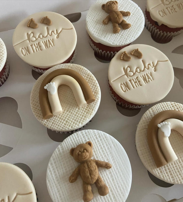 Koek fondant stempel Baby on the way