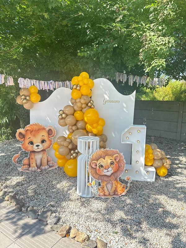 Leeuw cut-out decoratie voor feest