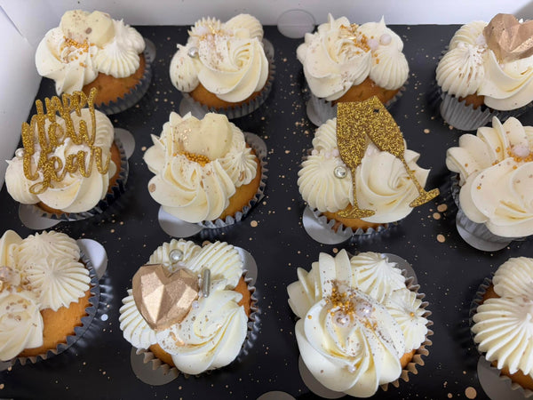 Cupcaketopper Happy new year