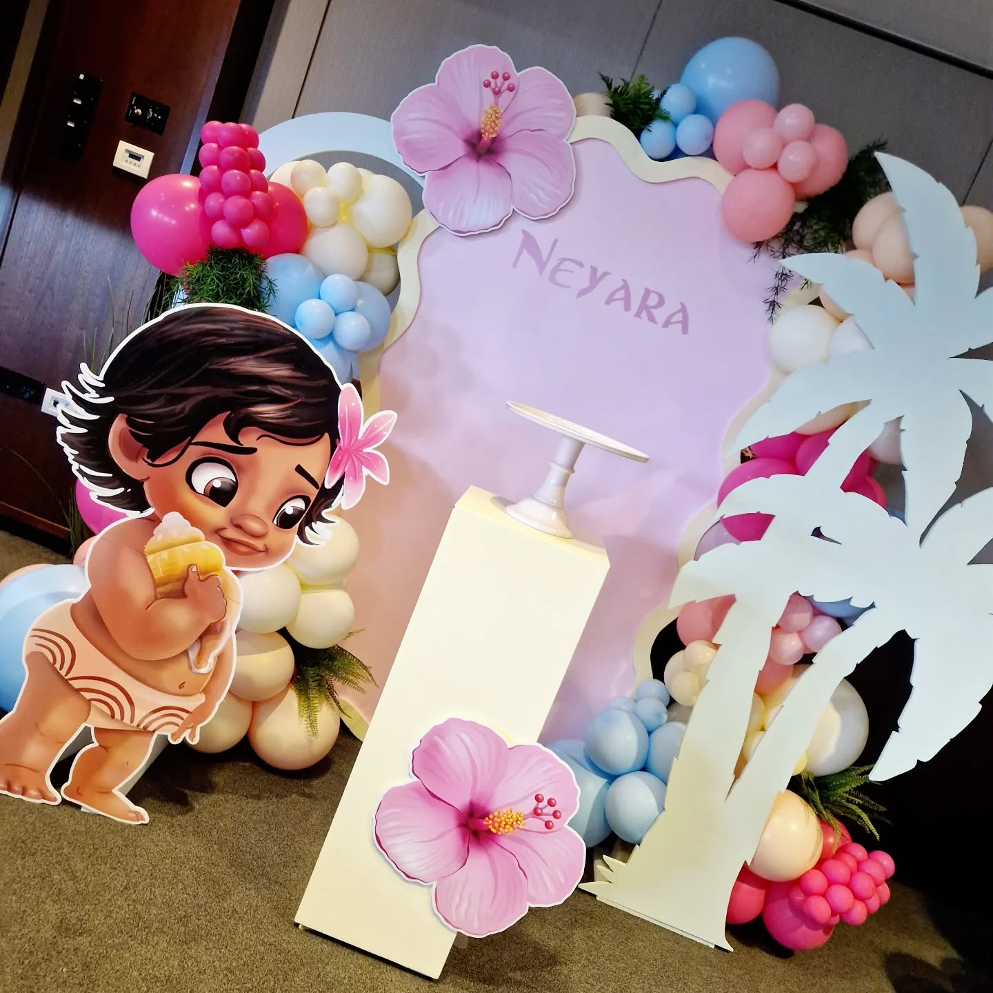 Moana cut-out decoratie voor feest