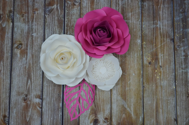 Paper flower set 1