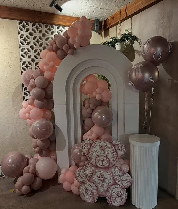 Beer roze Toile cut-out decoratie voor feest