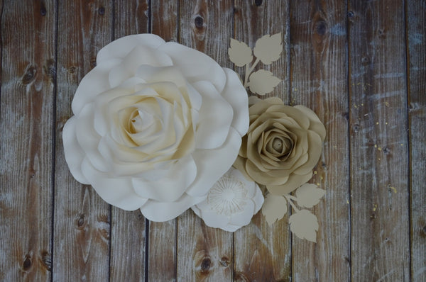 Paper flower set 3