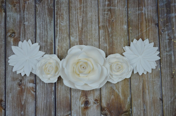 Paper flower set 4