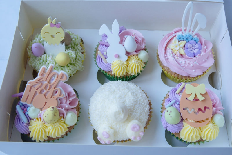 Cupcaketopper Hop hop hop 2 kleuren