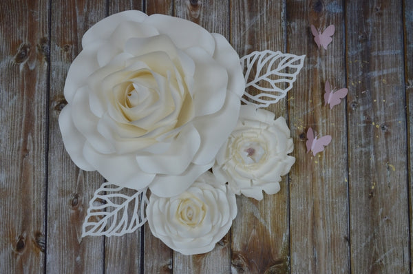 Paper flower set 6