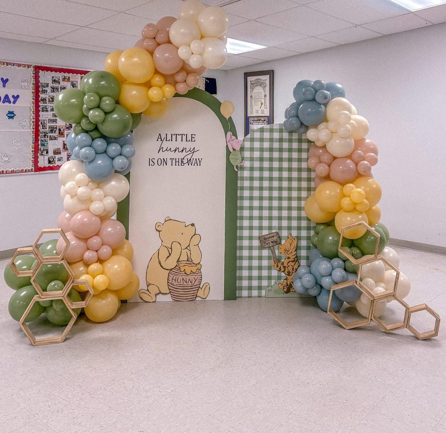 Winnie the pooh cut-out decoratie voor feest