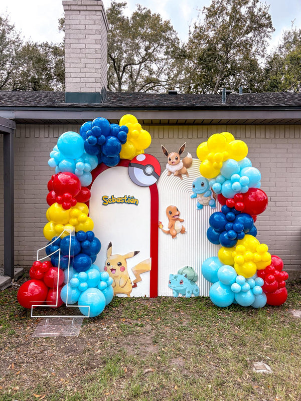 Pokebal cut-out decoratie voor feest