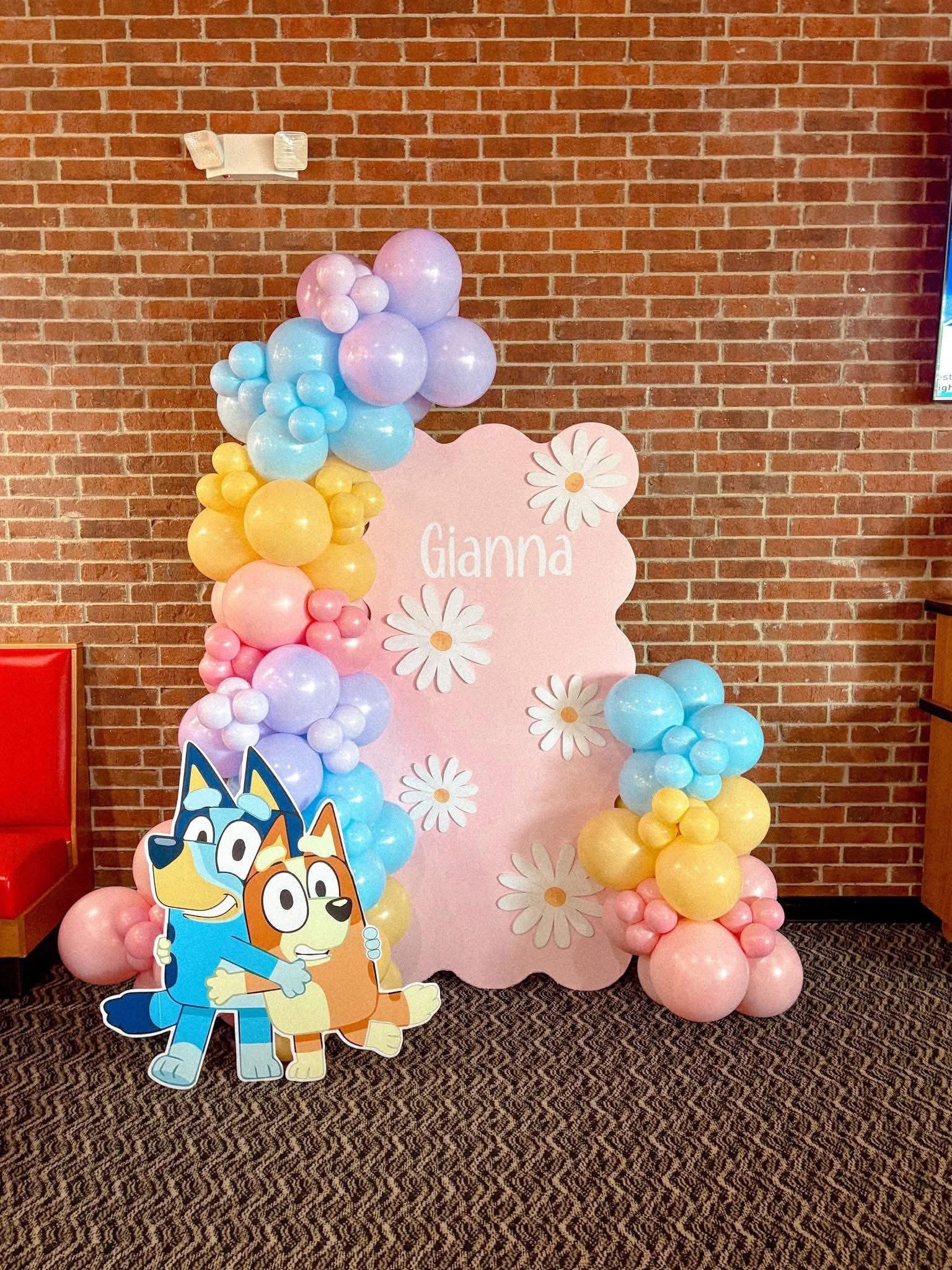 Bluey & Bingo cut-out decoratie voor feest