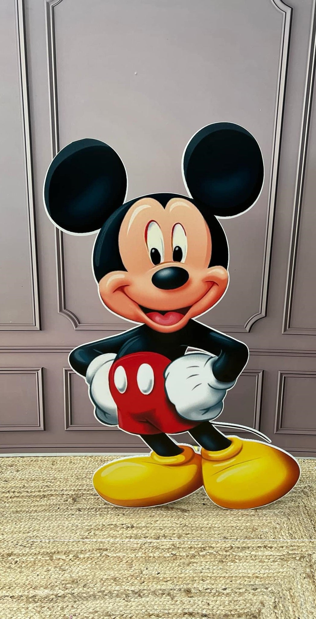 Mickey Mouse cut-out decoratie voor feest