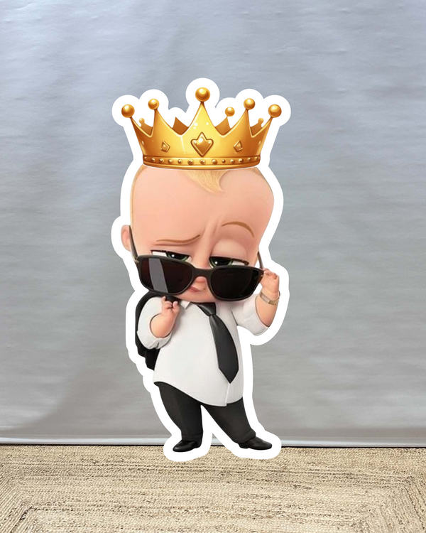 Boss Baby cut-out decoratie voor feest