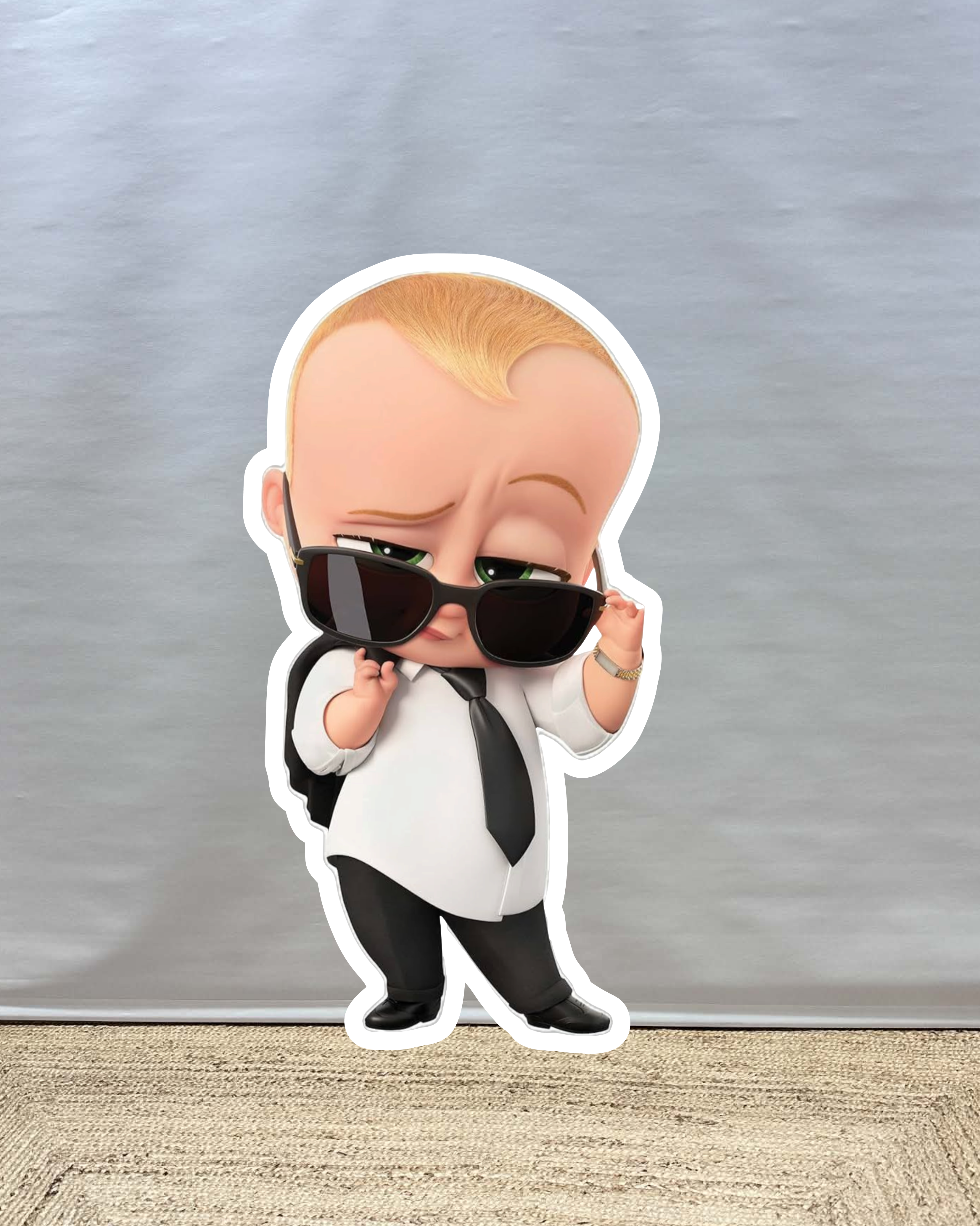 Boss Baby cut-out decoratie voor feest