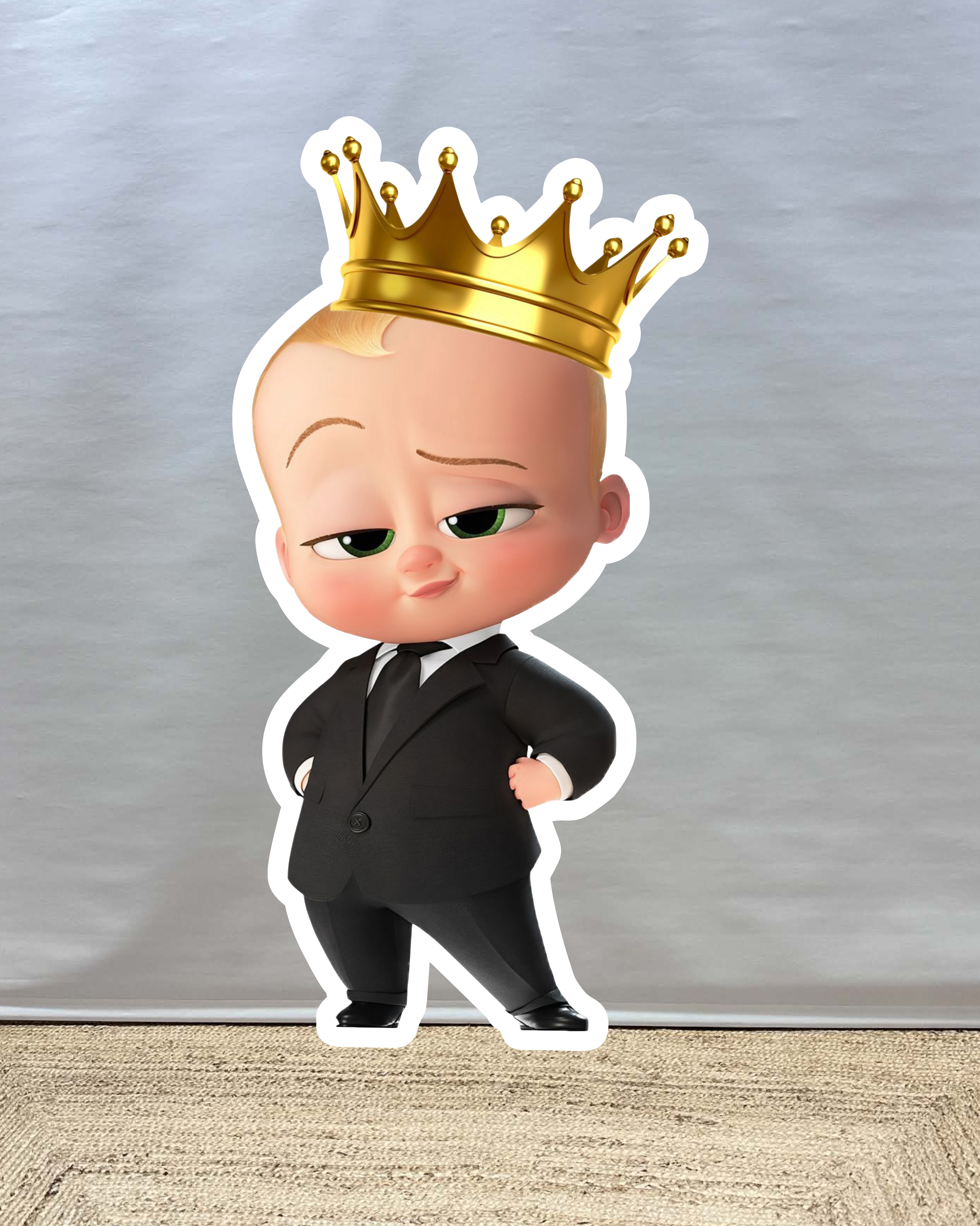Boss Baby cut-out decoratie voor feest