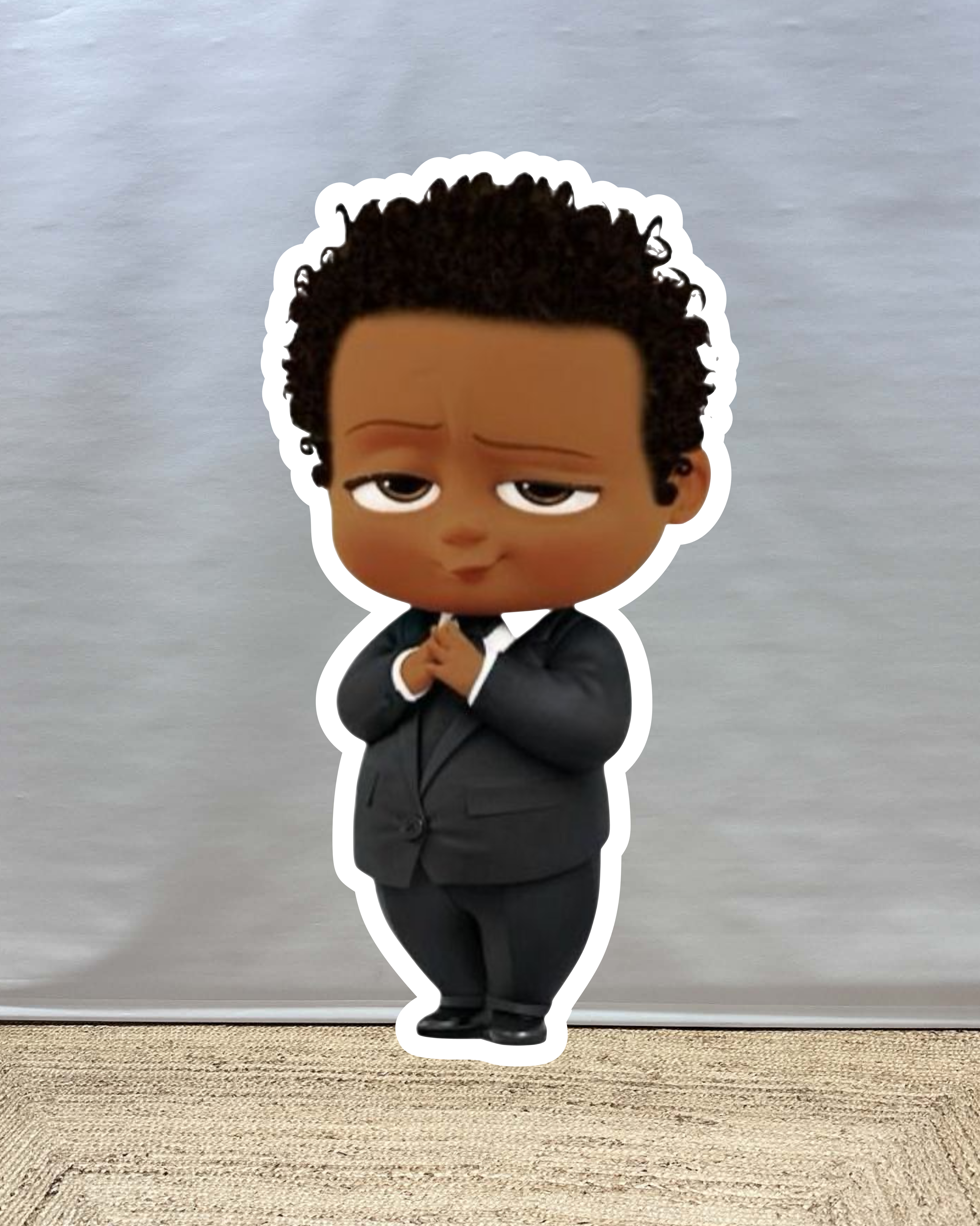 Boss Baby cut-out decoratie voor feest